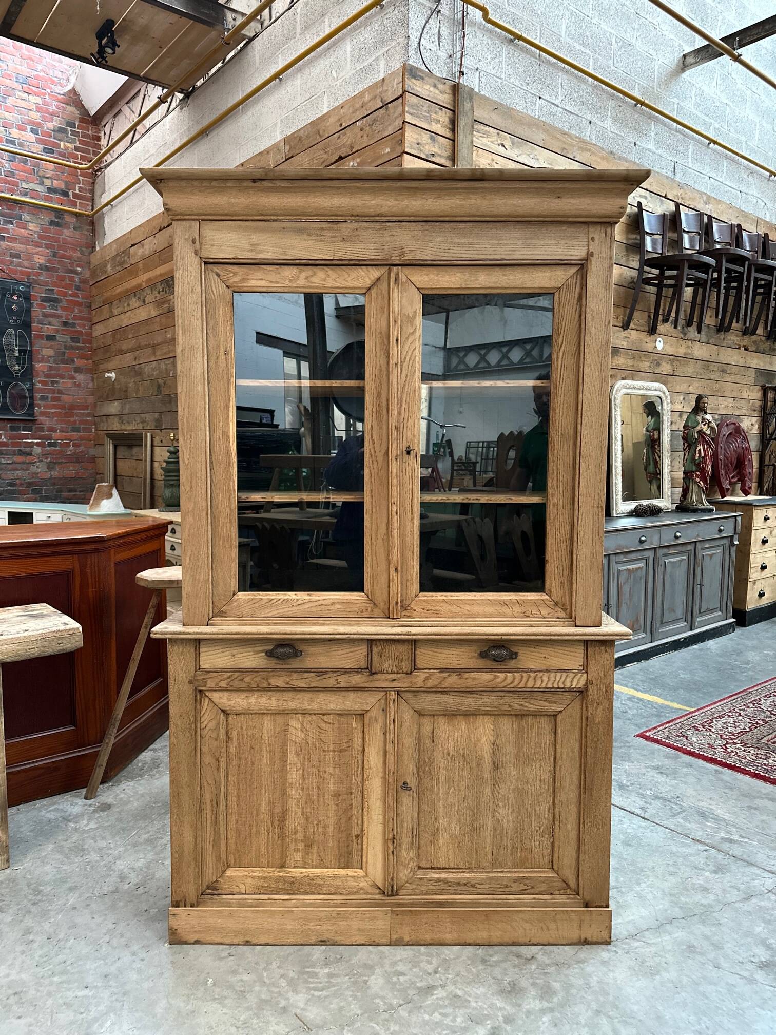 Late 19th century dresser in solid oak