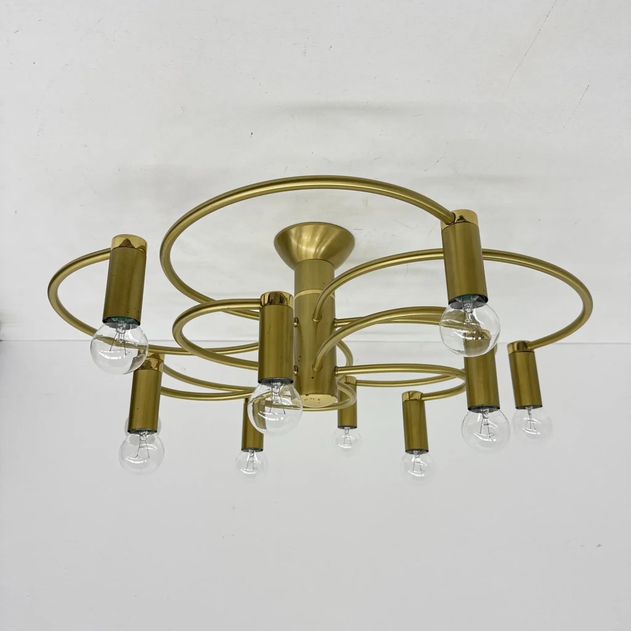 Vintage Hufnagel Leuchten ceiling light, 1970s