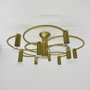 Vintage Hufnagel Leuchten ceiling light, 1970s