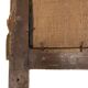 Petit miroir de dame Louis XVI en bois sculpté et doré
