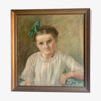 Portrait d’une fille, années 1950