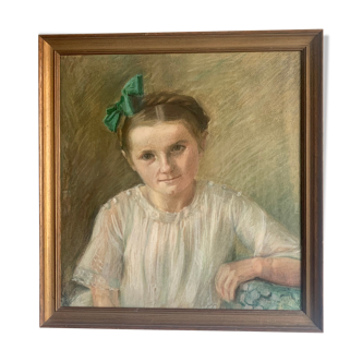 Portrait d’une fille, années 1950