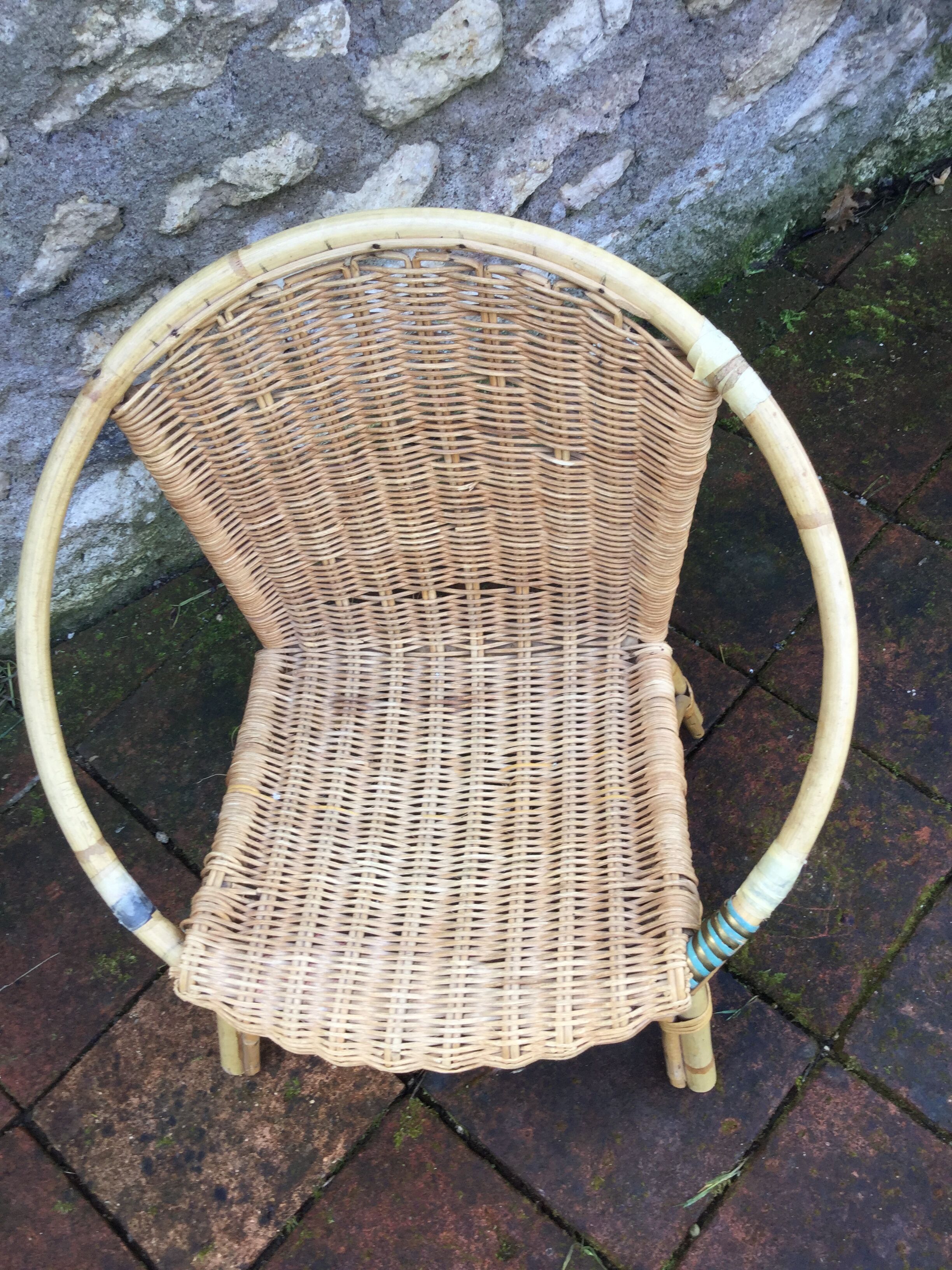 Vintage armchair from the 60s for child
