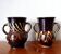 Pair of vintage 1960 ceramic vases