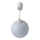 Suspension en opaline blanche