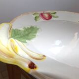 Plat de service en barbotine