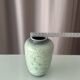 Vintage Studio Pottery Vase with Mottled Celadon Green Glaze
