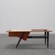 Coffee Table model 210, teak wood and ceramic,by Alfred Hendrickx, Belform