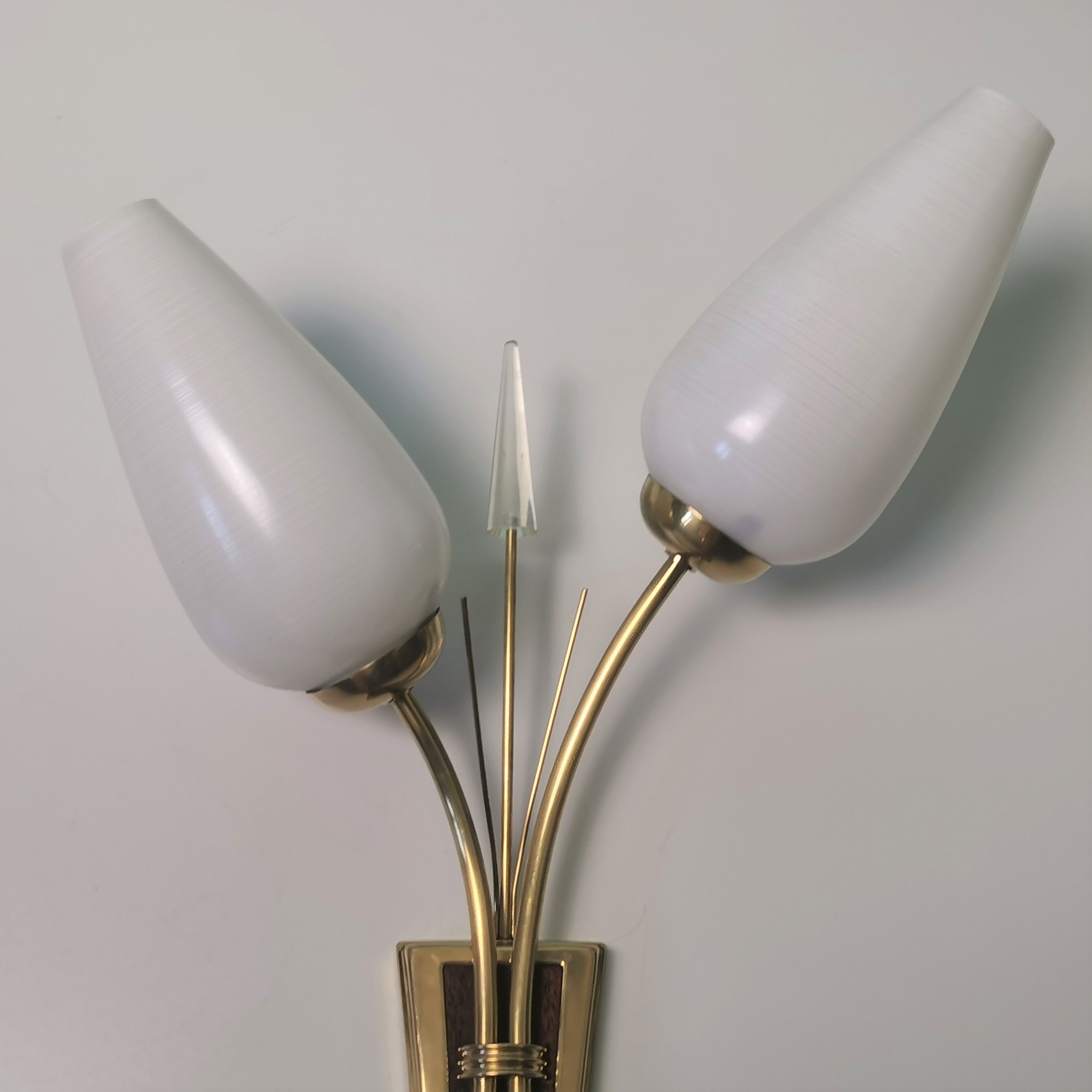 Vintage brass sconces