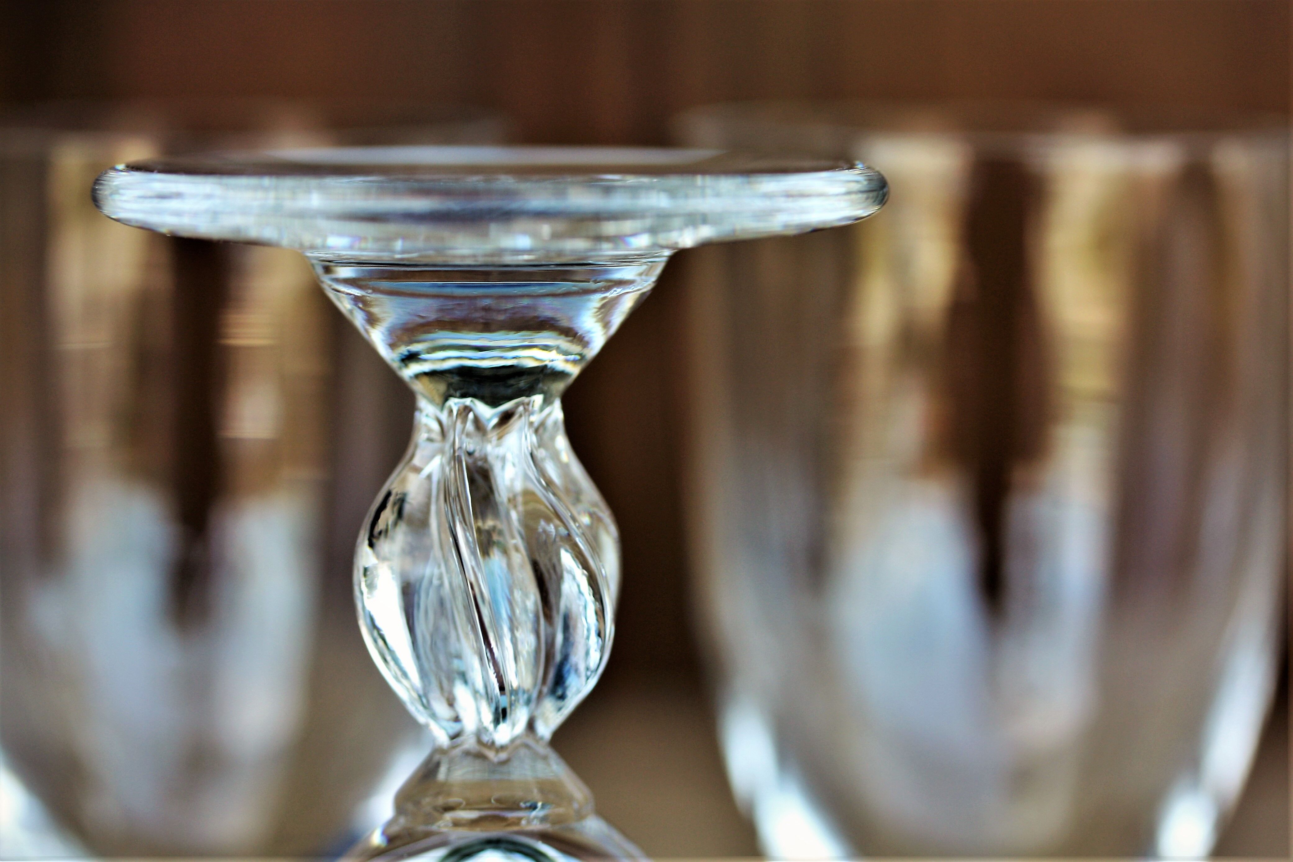 Lalique crystal water glass