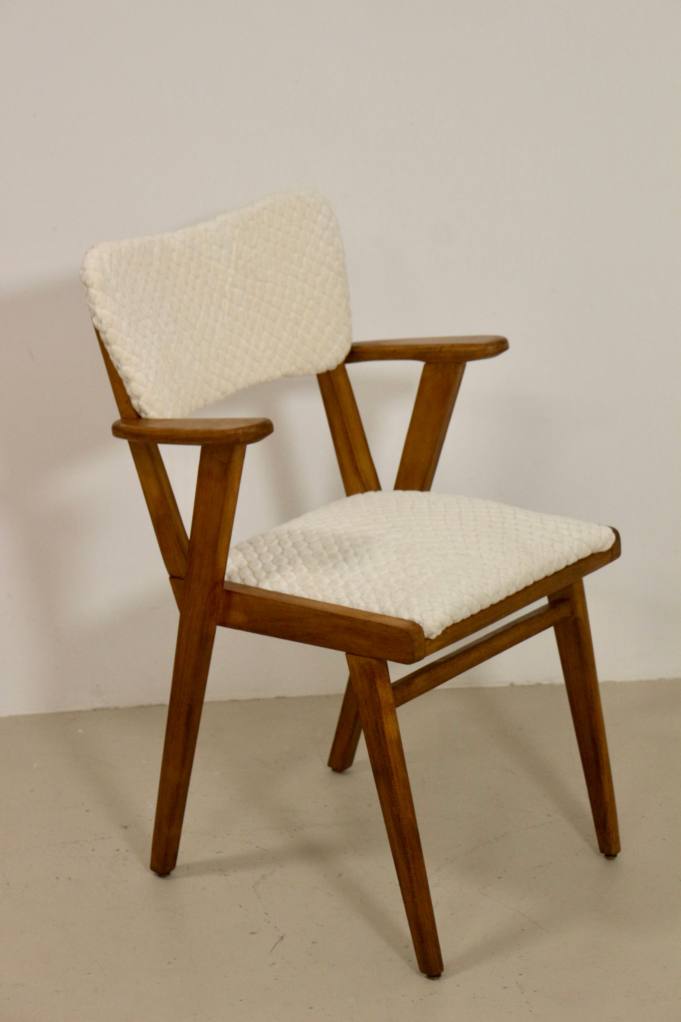Scandinavian wooden chair 1950
