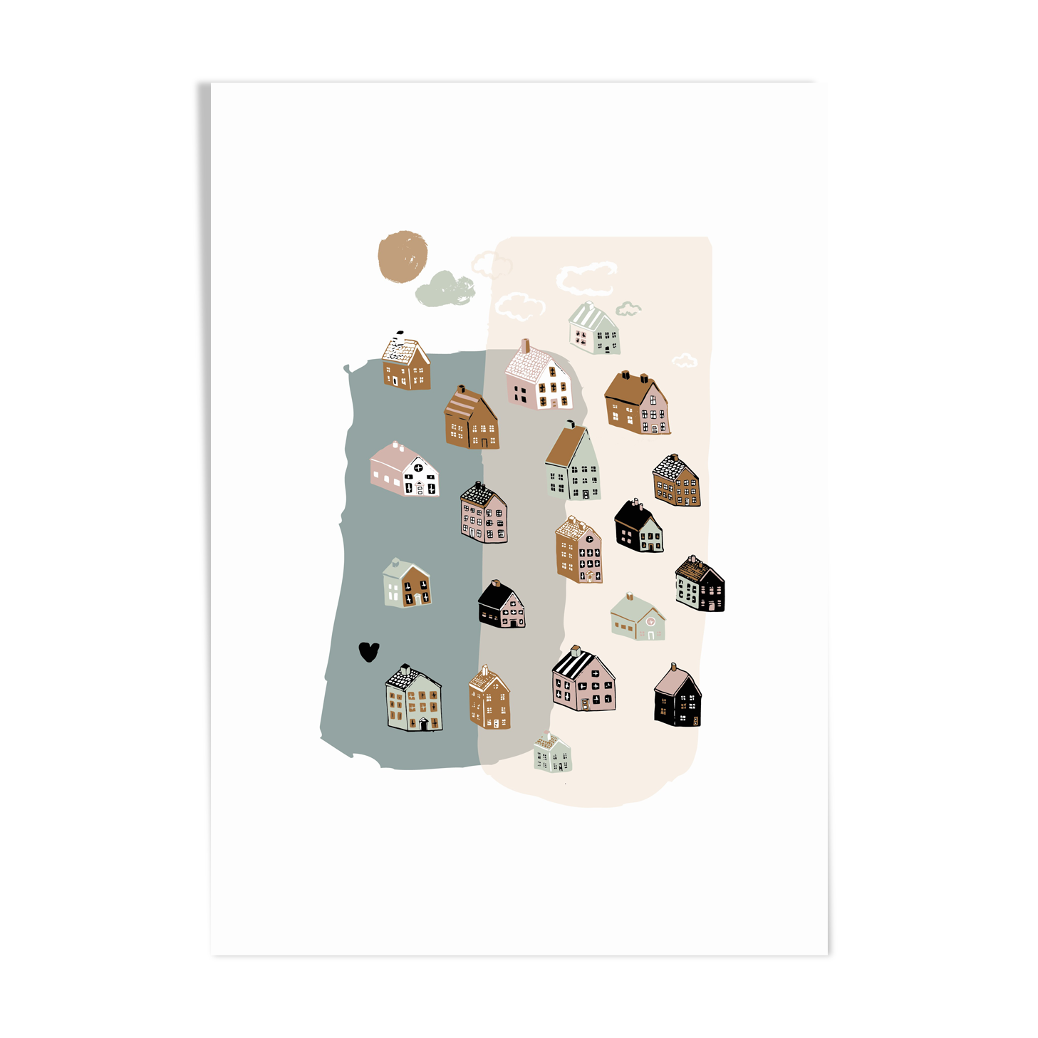 Poster "Littles Houses"