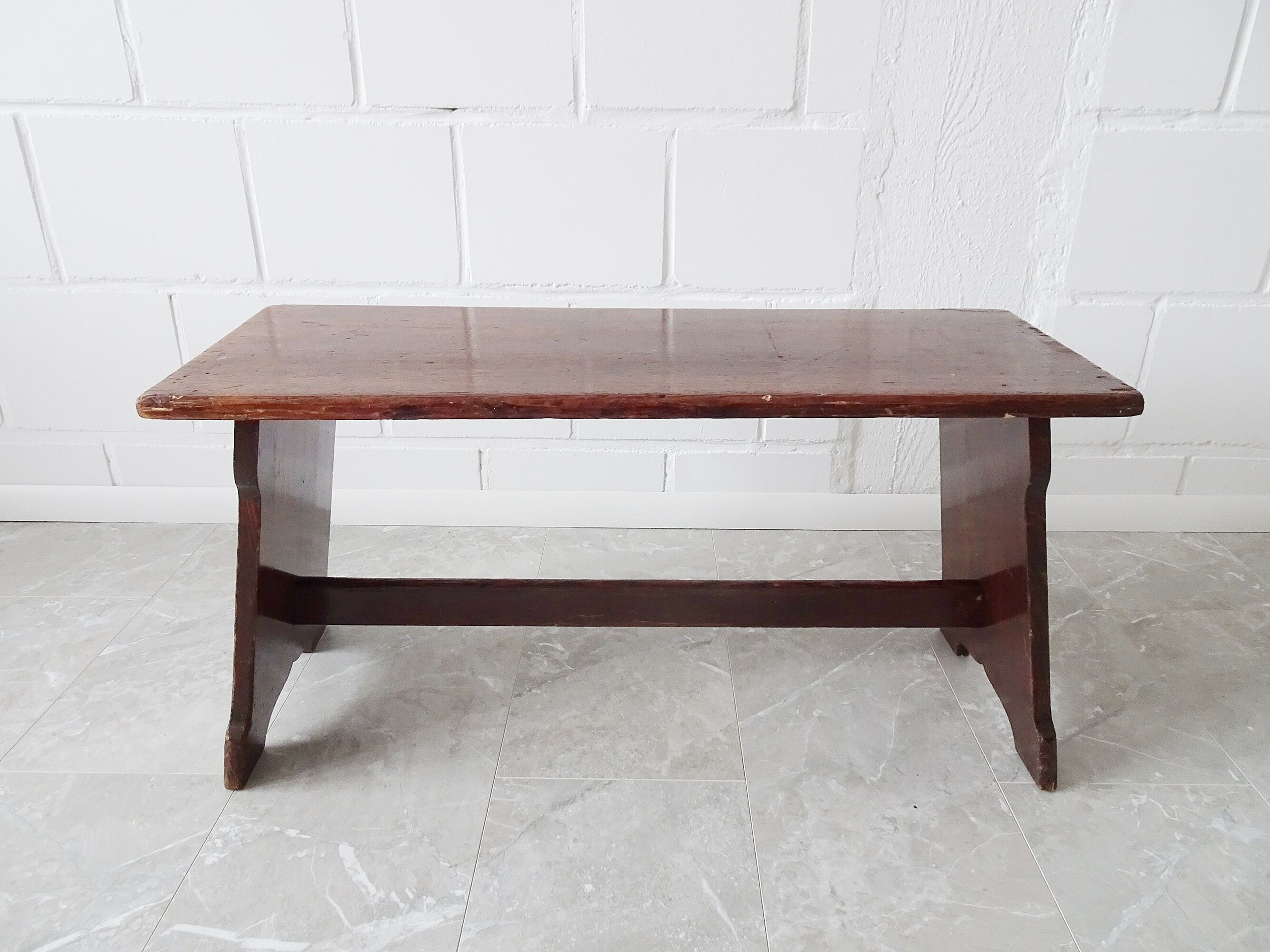 Banc rustique en bois massif