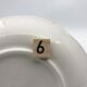 Gien - Riviera model, 6 dessert plates with serving dish.