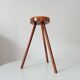 Brutalist tripod stool from the 1960s.