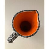 Ceramic pitcher fat lava