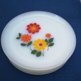 Lot de 8 assiettes plates Arcopal à fleurs