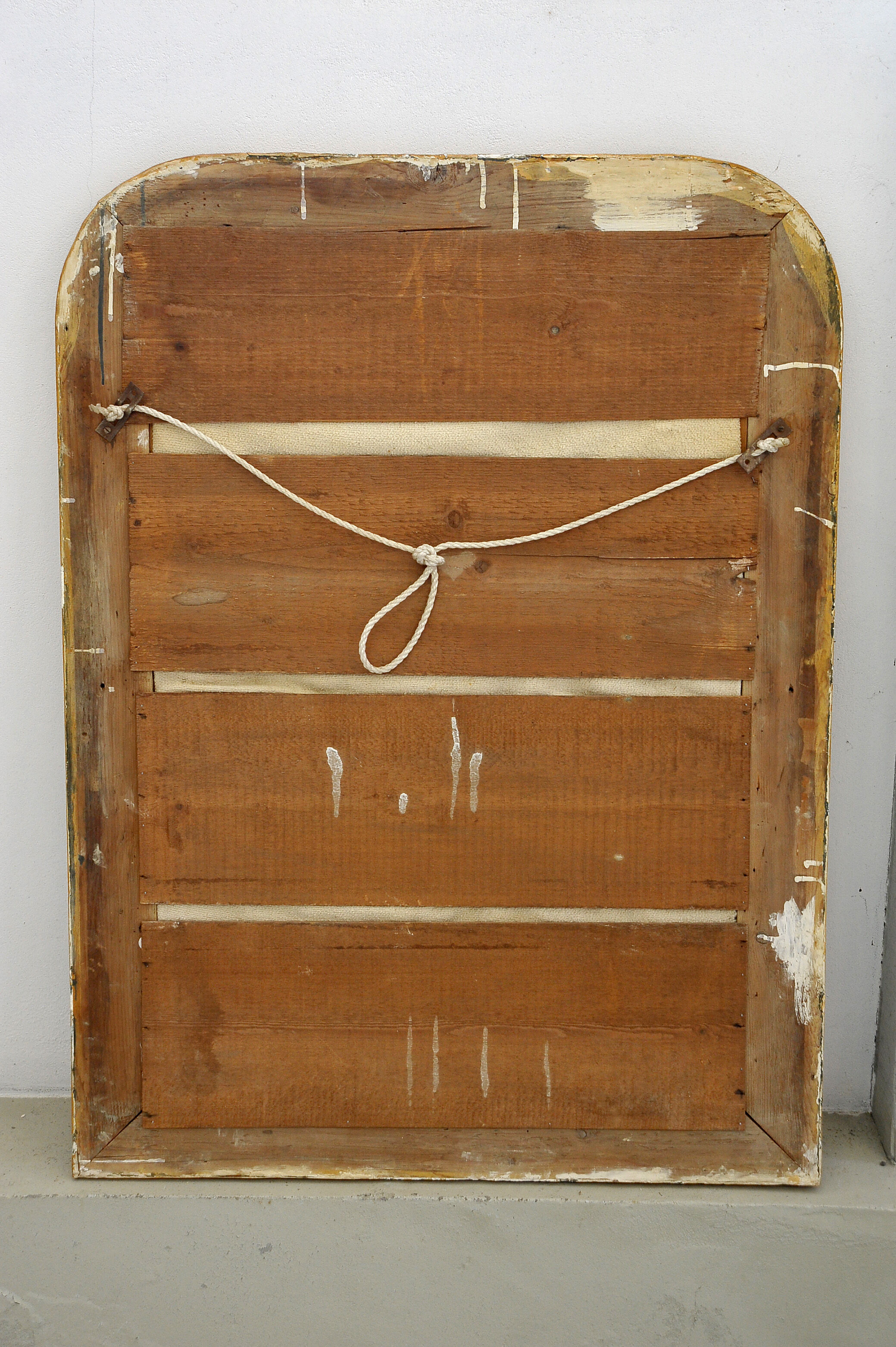 Mirror Louis Philippe gilded with gold leaf 78x105cm