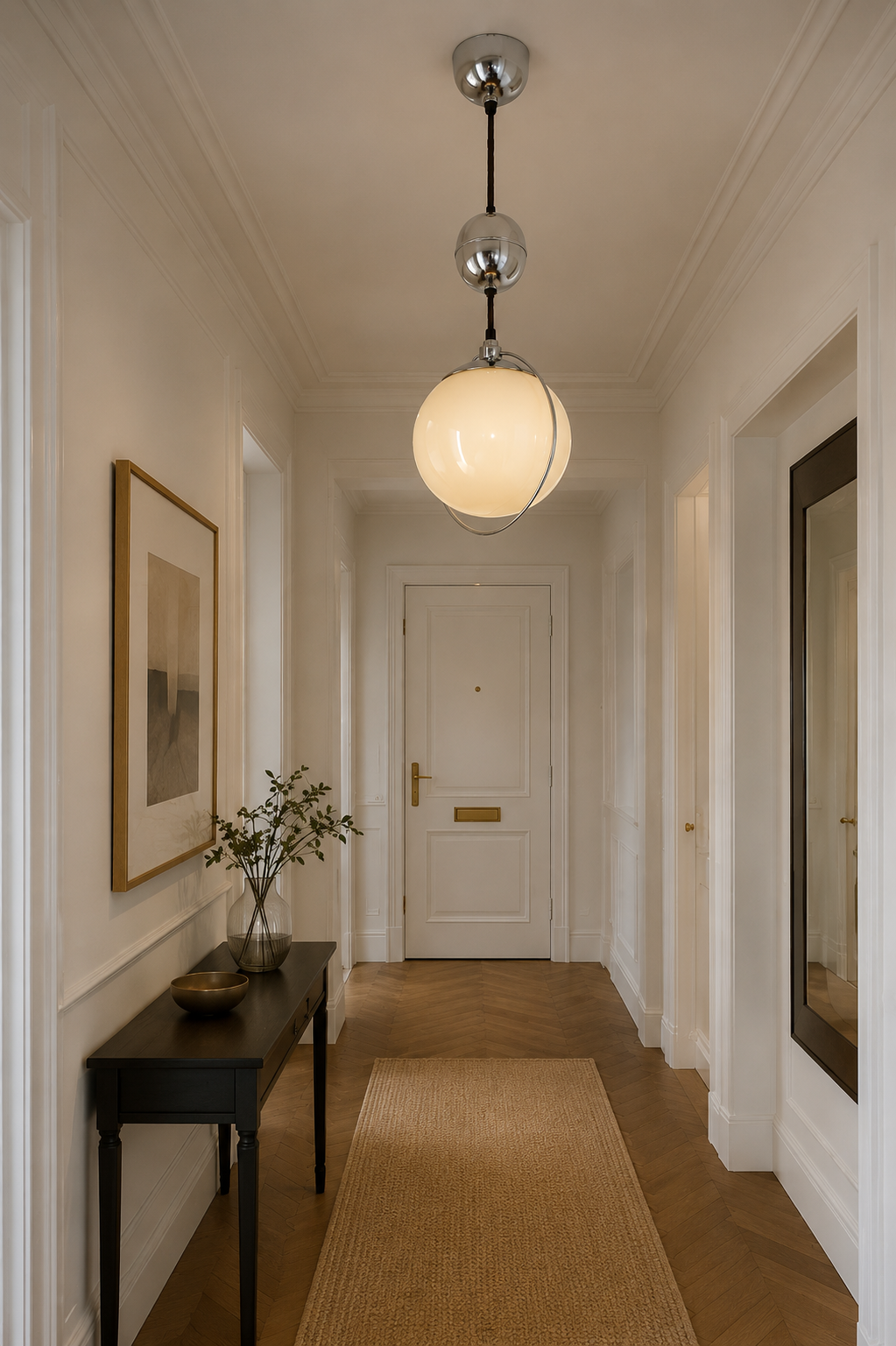 Suspension de style Art déco, années 40
