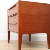 A vintage Danish mid-century bedside table attributed to Kai Kristiansen
