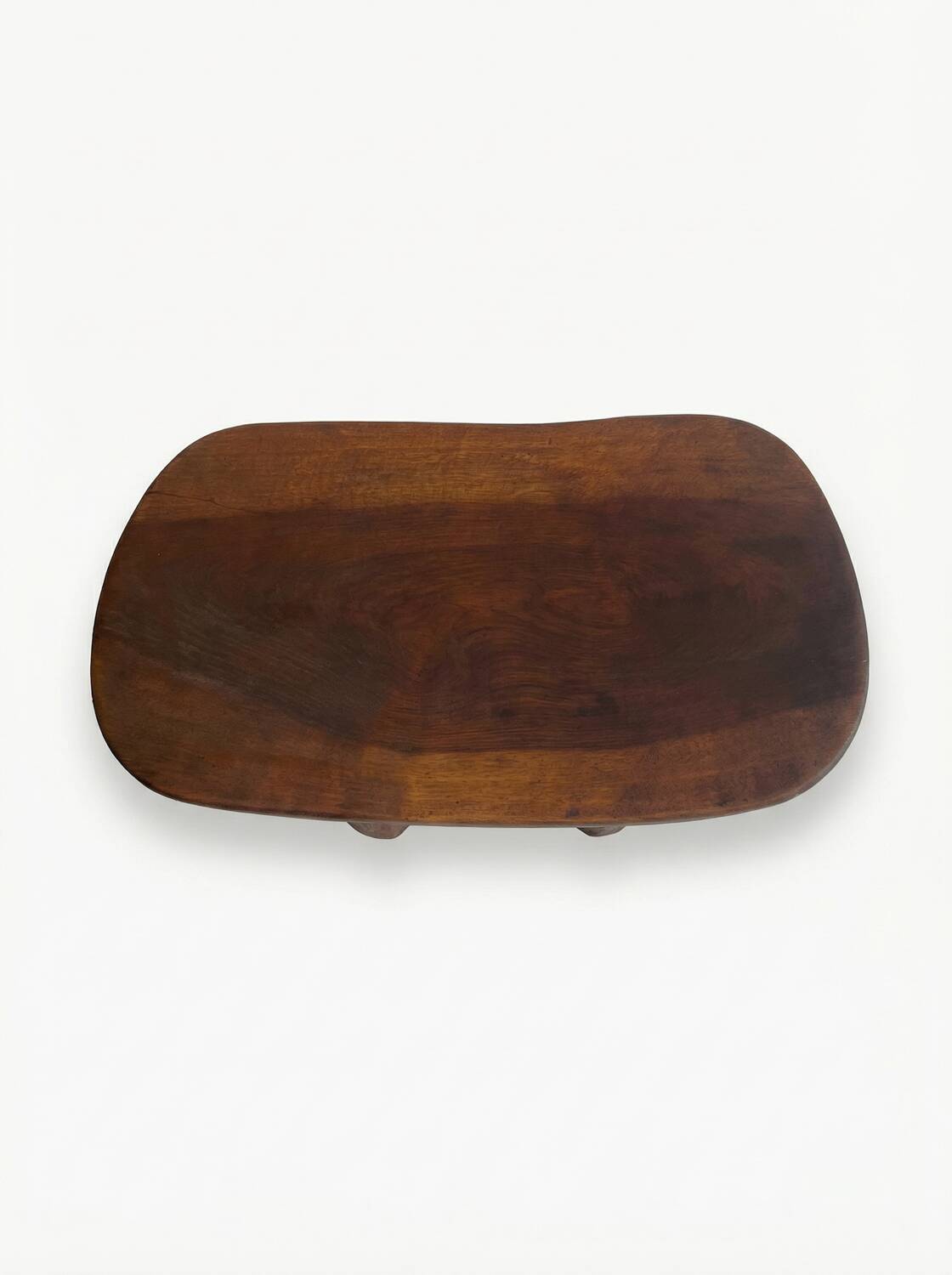 Grand senoufo stool — royal l26 in solid wood n1 - scu piece