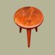 Tripod stool with pencil legs