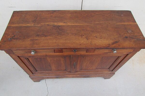 Chest 3 drawers, 2 doors in solid oak