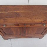Chest 3 drawers, 2 doors in solid oak