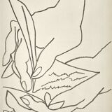 Françoise gilot pages d'amour lithograph 1951