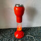 Large floor ashtray lamp tulip space age, with aquatic lighting 70s