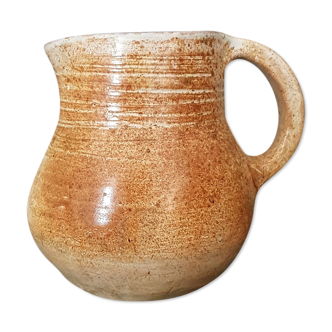 Glazed terracotta pitcher