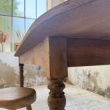 Oval farmhouse table 250cm pine