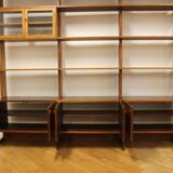 Scandinavian "triple" bookcase in rosewood, Sweden, 1960