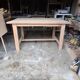 Farmhouse table with extension