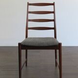 Set of Danish Dark Wood Dining Chairs by Arne Vodder, 1960s