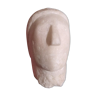 Head carved in alabaster