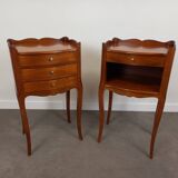 Pair of Louis XV style bedside tables