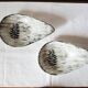 Vintage french 1960s 2x salins tolede - toledo serving bowls black olive