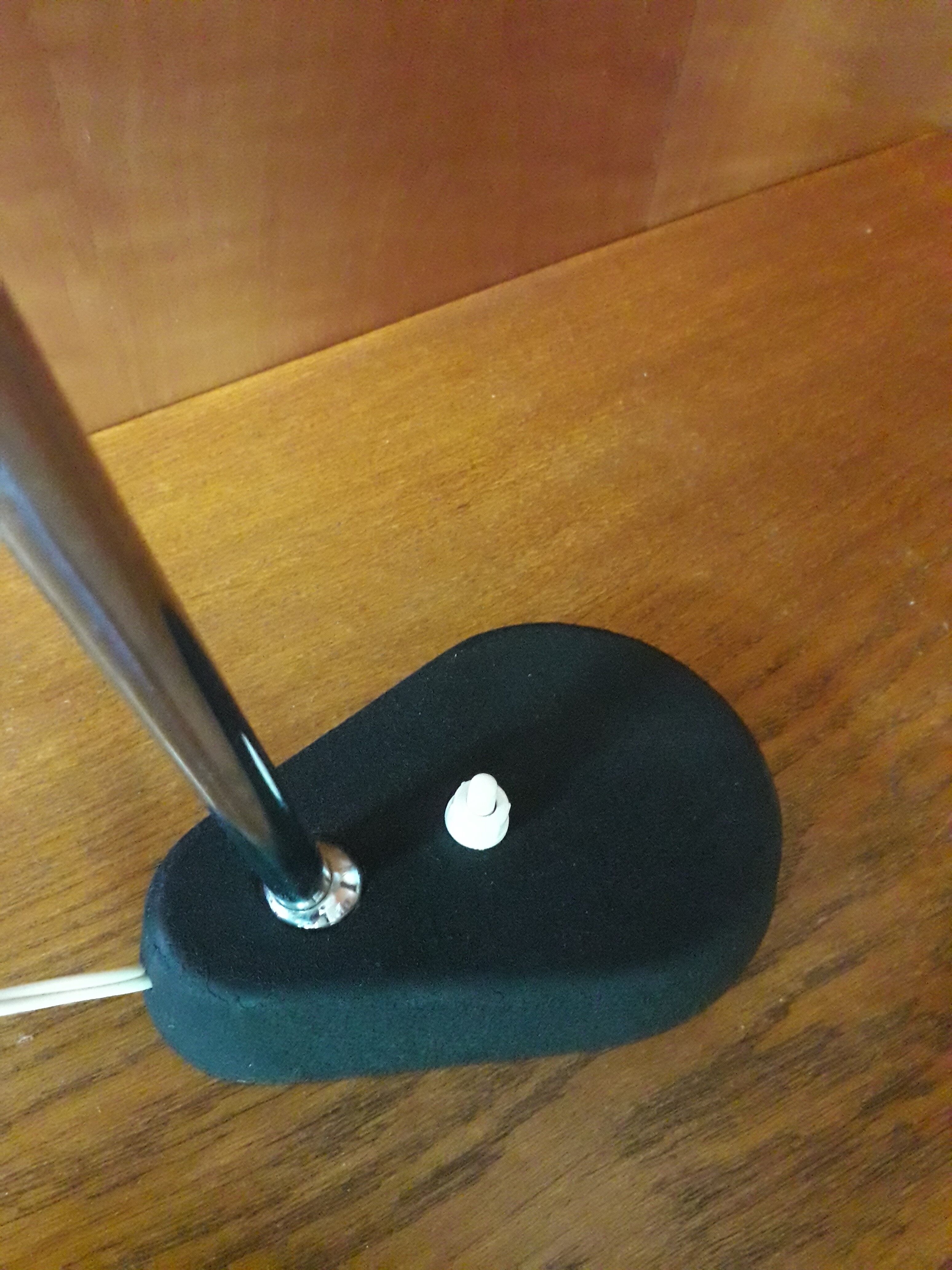 Aluminor black metal vintage desk lamp