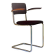 1930s Brown-red Bauhaus chair by W.H. Gispen