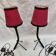 Lampes de chevet brutalistes