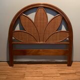 Single rattan headboard