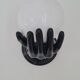 Applique en opaline et porcelaine