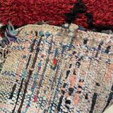 Colorful Boucherouite Moroccan rug - 68 x 116 cm