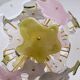 Italian Murano Glass Sputnik Chandelier in Pastel Colors and Polished Brass
