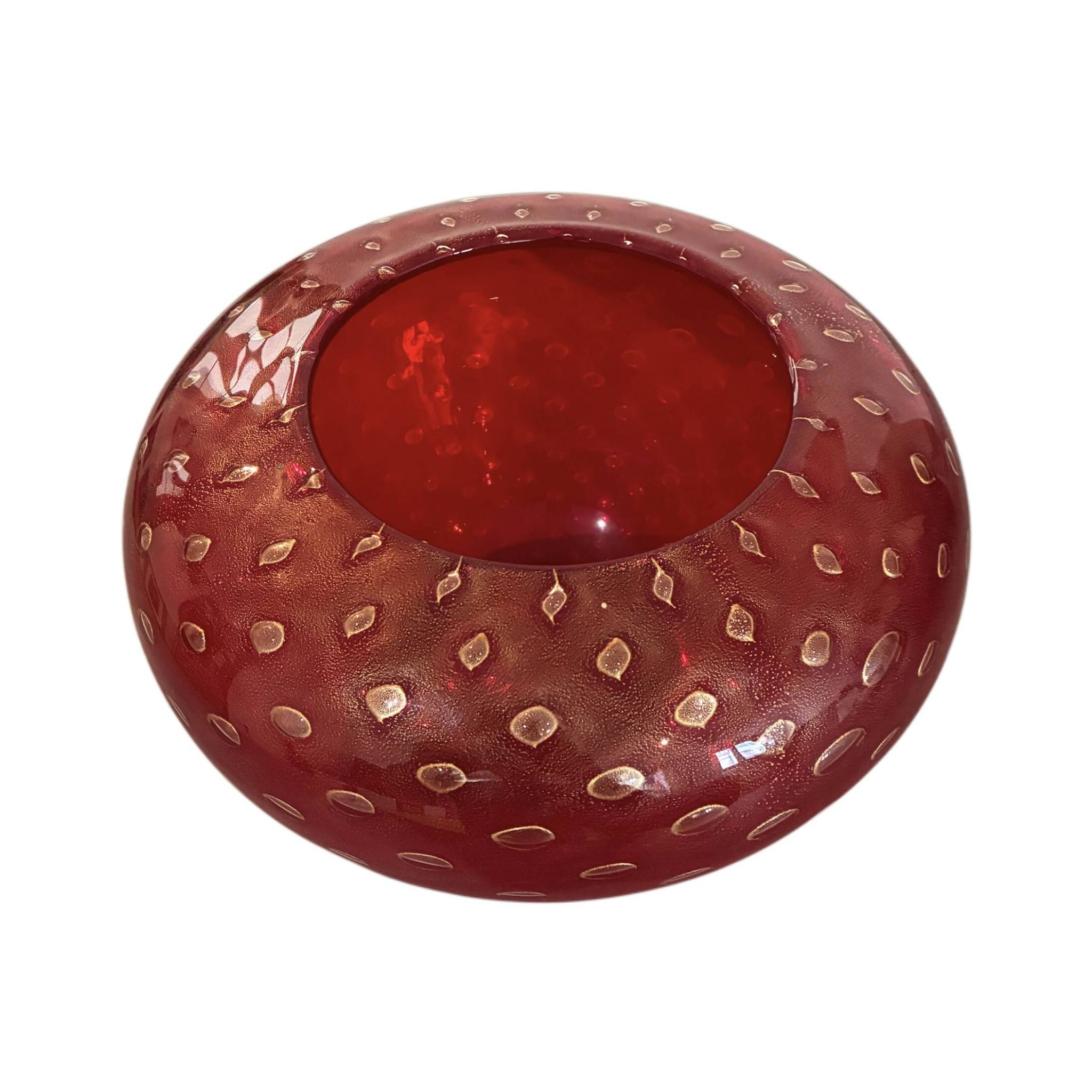 Alfredo barbini (1912-2007), murano, vase en verre, vers 1970