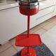 Cendrier sur pied vintage orange