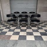 Série de 6 chaises design vintage