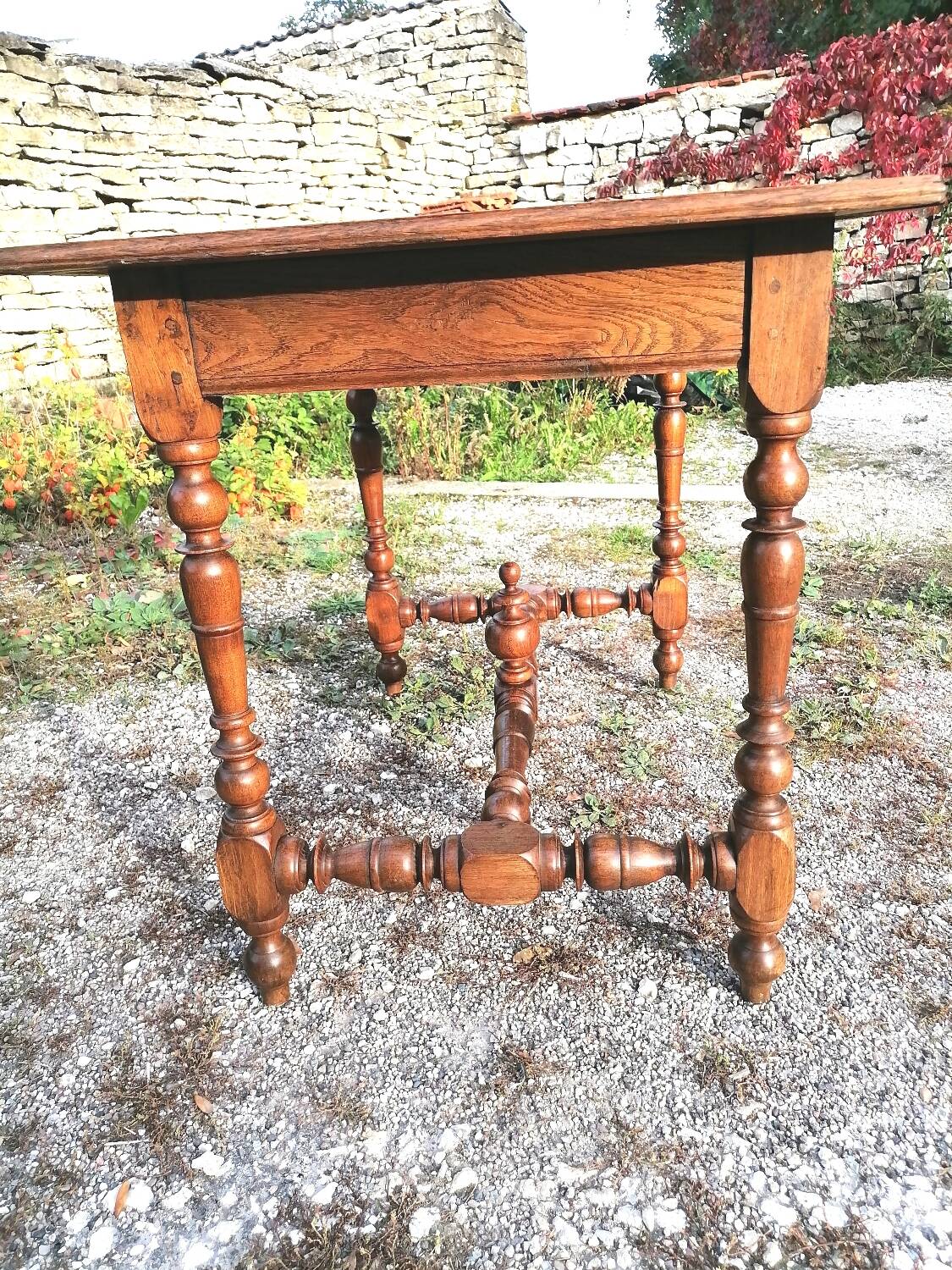 Small desk table in Louis XIII style.