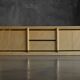Faux-Marble Lacquered Sideboard by Jean Claude Mahey, France, 1970s